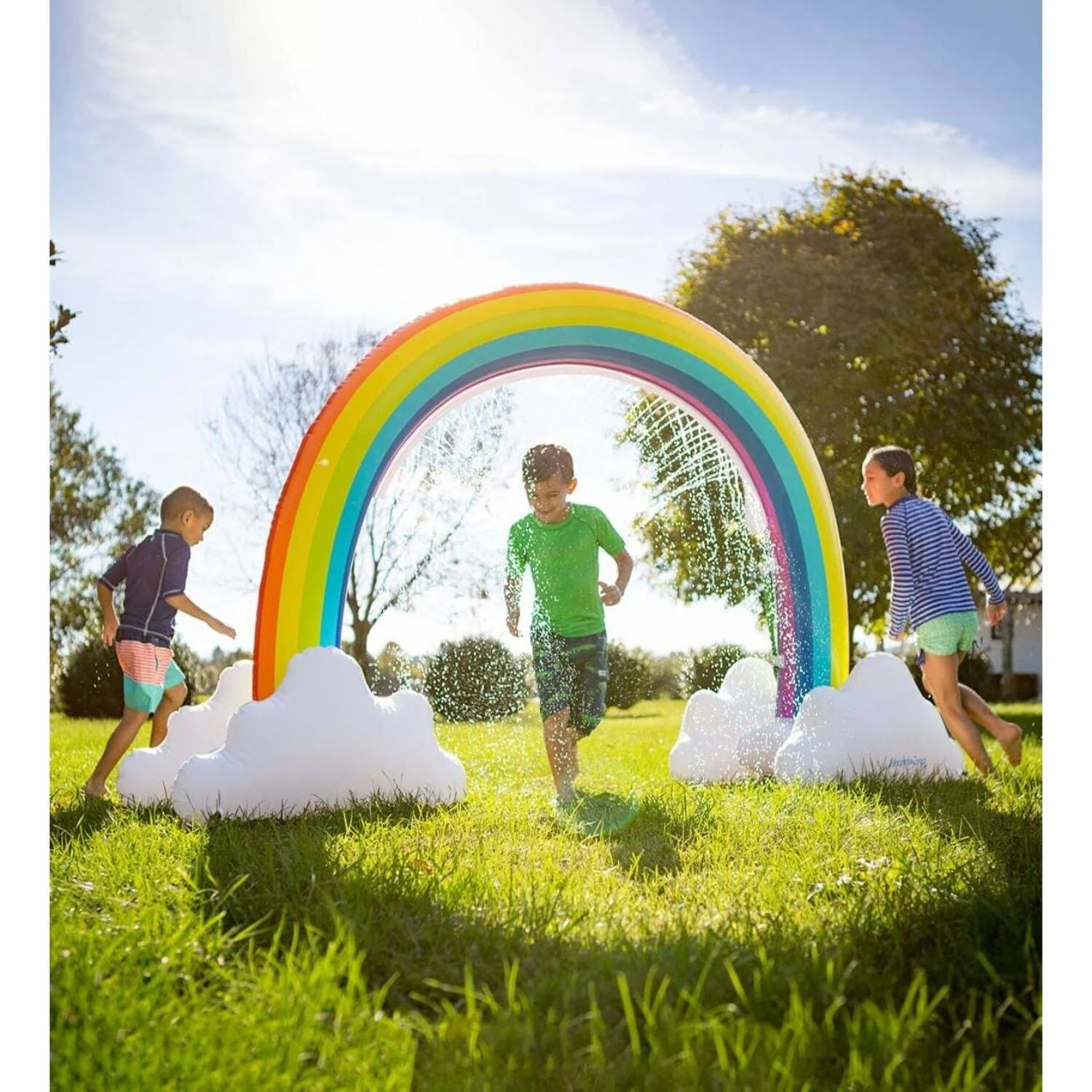 Outdoor Rainbow Sprinkler Super Toddler Water Toys for Children Infants for sale online 