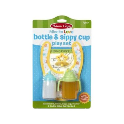 Mine to Love Bottle & Sippy Cup Play Set
