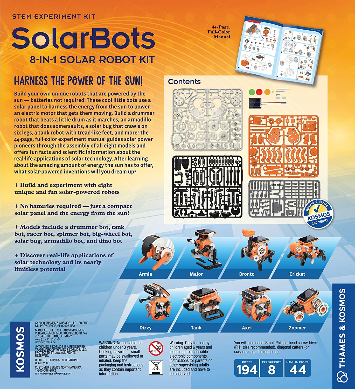 Solar Bots: 8-in-1 Robot Kit – The Children's Gift Shop