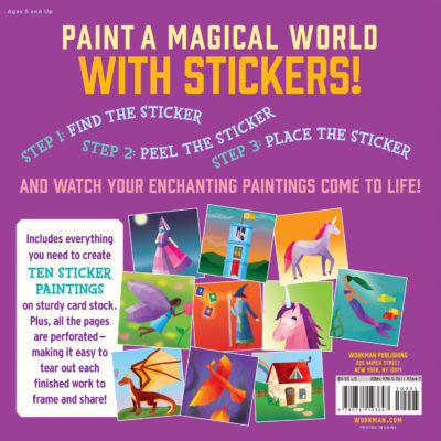 Paint by Sticker Kids: Unicorns & Magic: Create 10 Pictures One Sticker at a Time! Includes Glitter Stickers