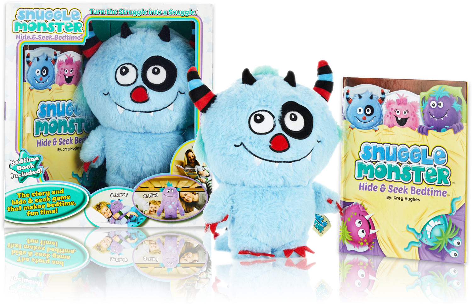 Snuggle Monster Hide & Seek Bedtime - Blue Monster