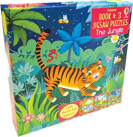 Jungle, The - Book & 3 Jigsaw Puzzles
