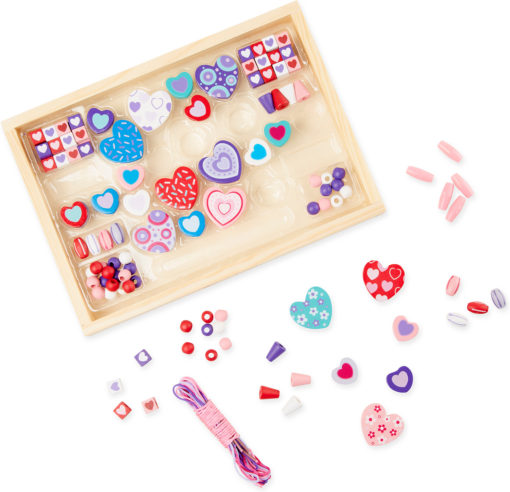 Created by Me! Heart Beads Wooden Bead Kit