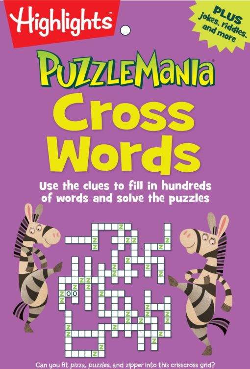 Cross Words: Use the clues to fill in hundreds of words and solve the puzzles