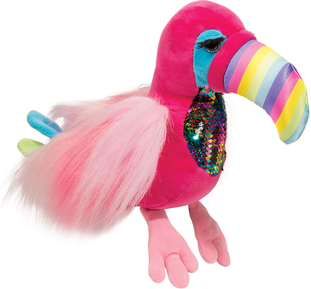 Douglas Rainbow Fuzzles Vivian Pink Toucan