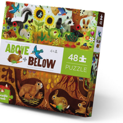 Above + Below Floor Puzzle - Backyard Discovery 48 pc