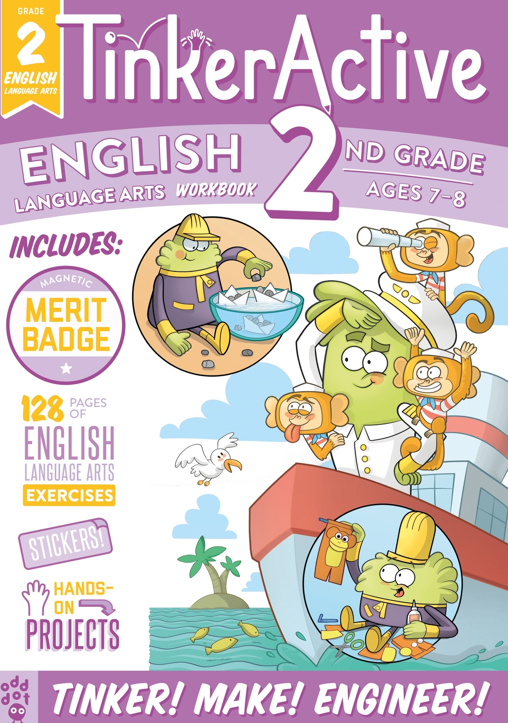 TinkerActive Workbooks: 2nd Grade English Language Arts