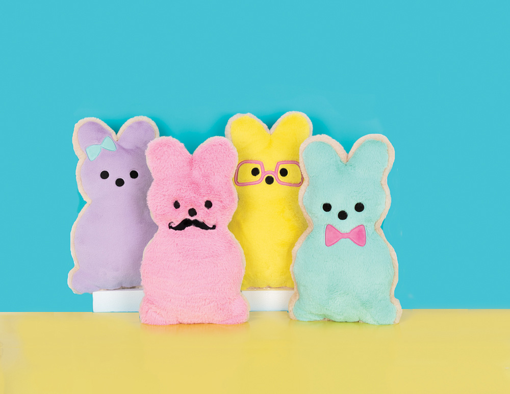 BUNNY COOKIE FURRY PILLOWS-asst - Image 2