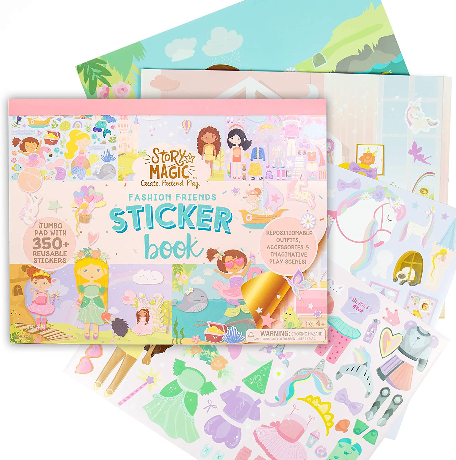 FASHION FRIEND STICKER BOOK