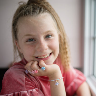 Boutique Shimmer Flower Rings Great Pretenders USA