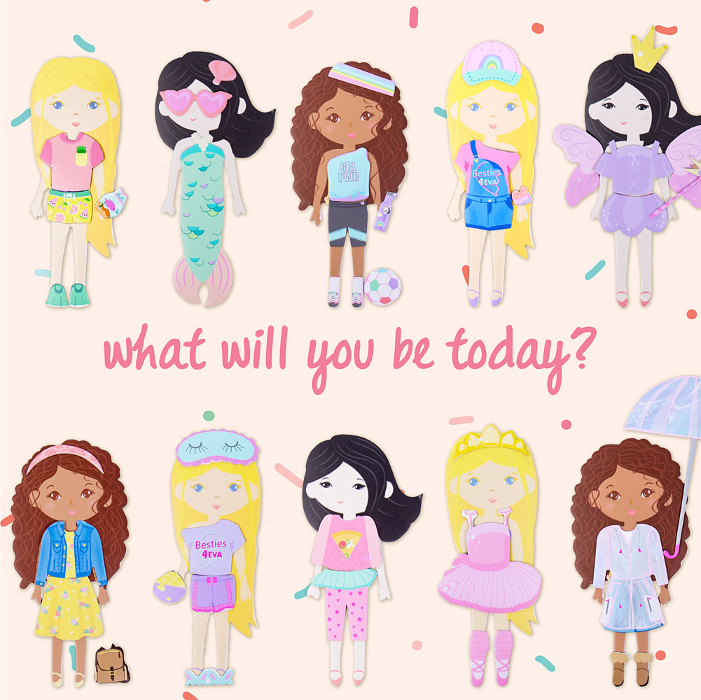 Story Magic DressUp Dolls Travel Playset The Children's Gift Shop