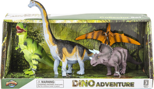 4 Pc Dinosaur Set