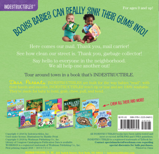 Indestructibles: My Neighborhood: Chew Proof · Rip Proof · Nontoxic · 100% Washable (Book for Babies, Newborn Books, Safe to Chew)