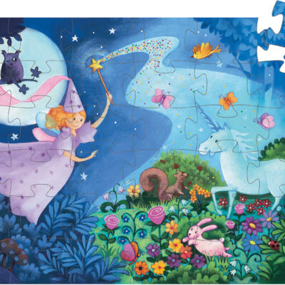 Silhouette Puzzles The Fairy And The Unicorn - 36pcs