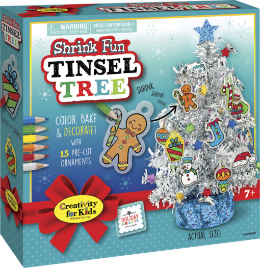 Shrink Fun Tinsel Tree