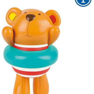 Swimmer Teddy Wind-up Toy