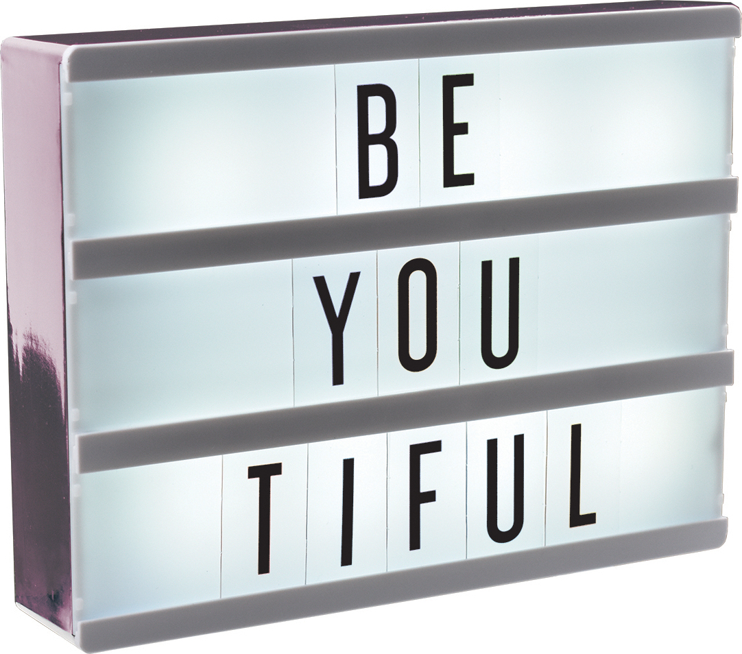 A5 Rose Gold Light Box