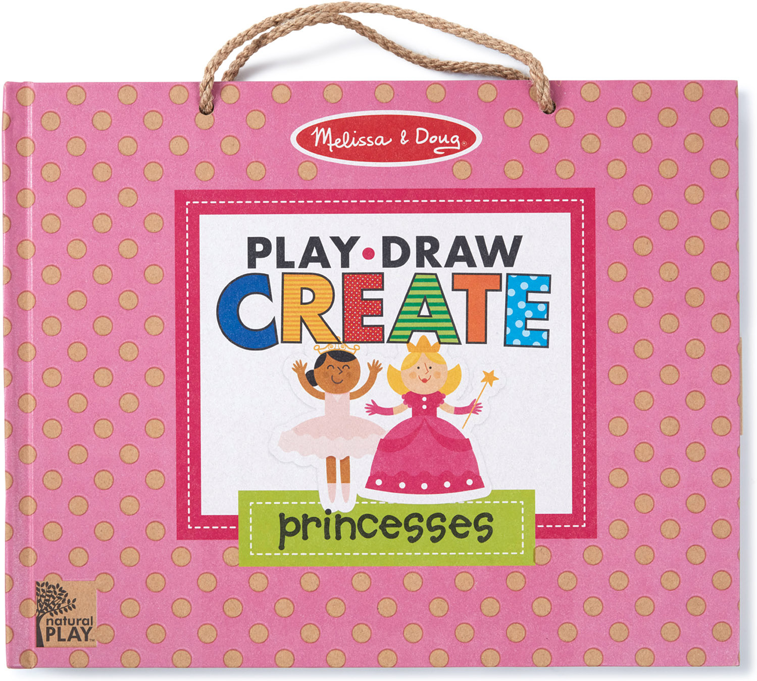 Natural Play: Play, Draw, Create Reusable Drawing & Magnet Kit - Princesses