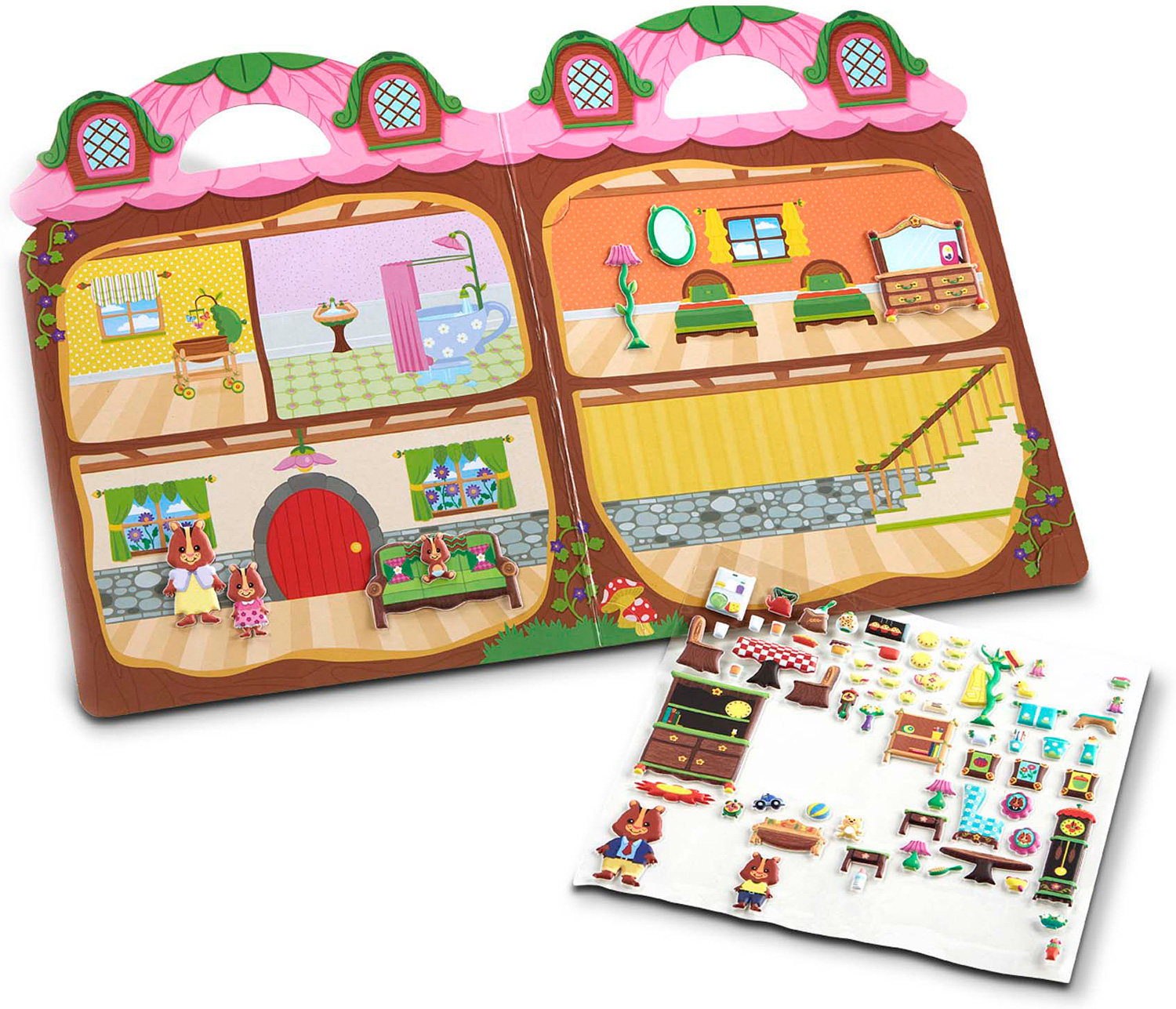 Chipmunk House Puffy Stickers – A Little Bookish