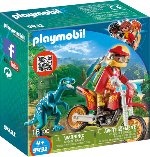 Playmobil - Motorcross Bike w - Raptor