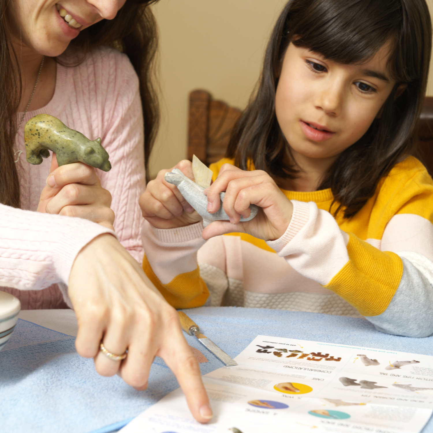 Wolf Soapstone Carving Kit