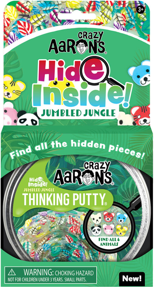 Hide Inside! Jumbled Jungle Thinking Putty
