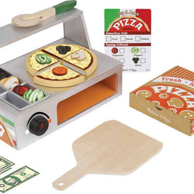 Melissa & Doug Top & Bake Pizza Counter Play Set