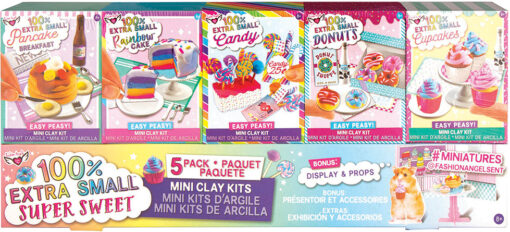 100% Extra Small Super Sweet Mini Clay Kits - 5 pack