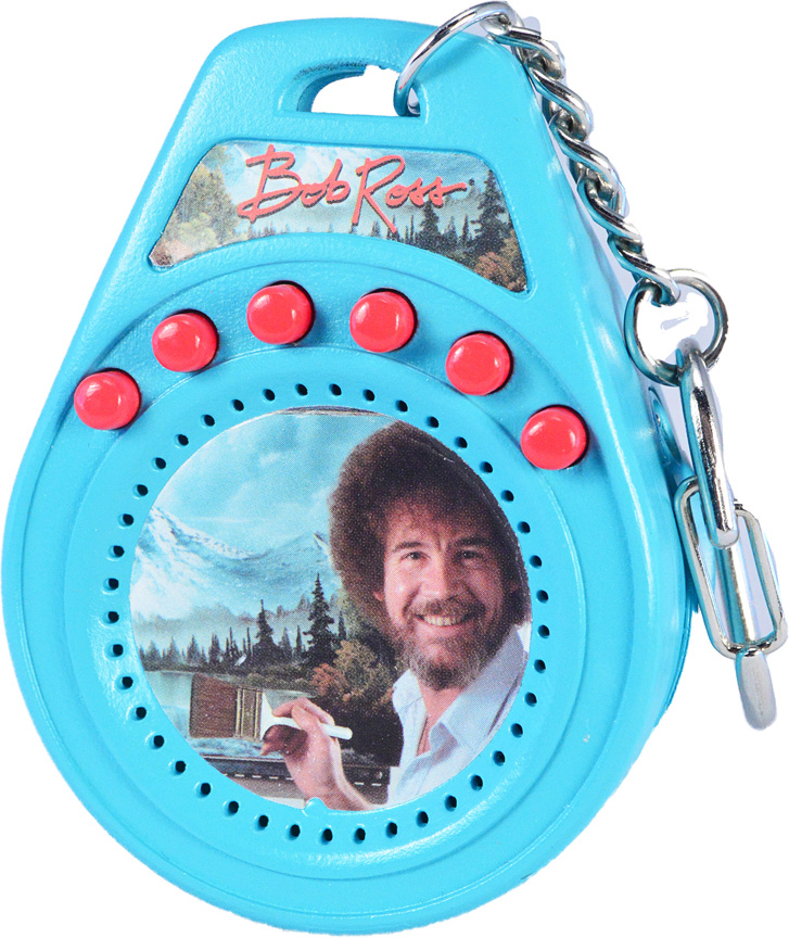World's Coolest Bob Ross Talking Keychain