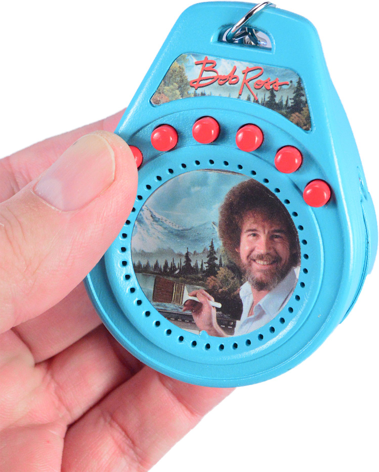 World's Coolest Bob Ross Talking Keychain