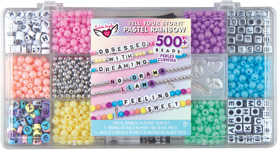 Tell Your Story! Pastel Rainbow Bead Set – The Children's Gift Shop