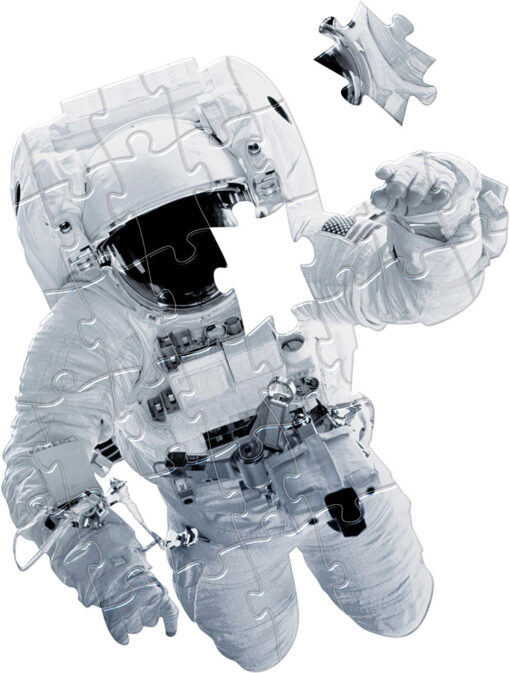 Astronaut Shaped Giant Floor Puzzle - 36 pcs