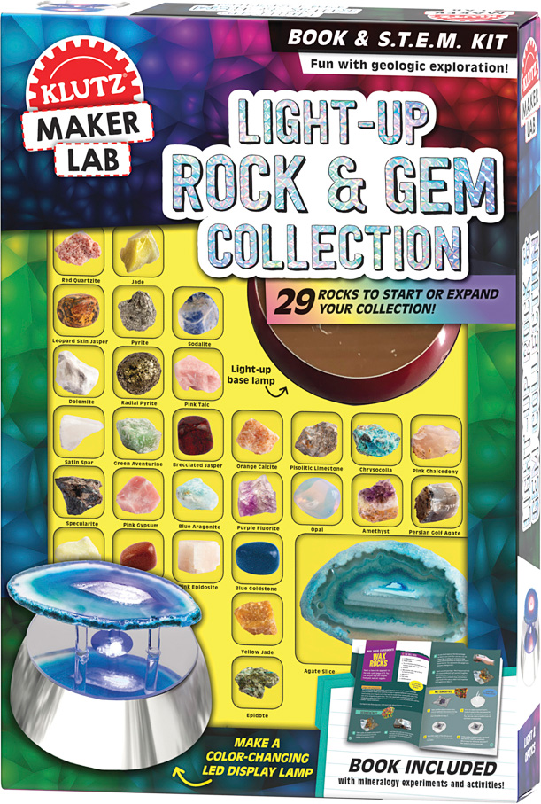 Klutz Light-Up Rock & Gem Collection