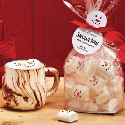 SNOWMAN MARSHMALLOW CANDY