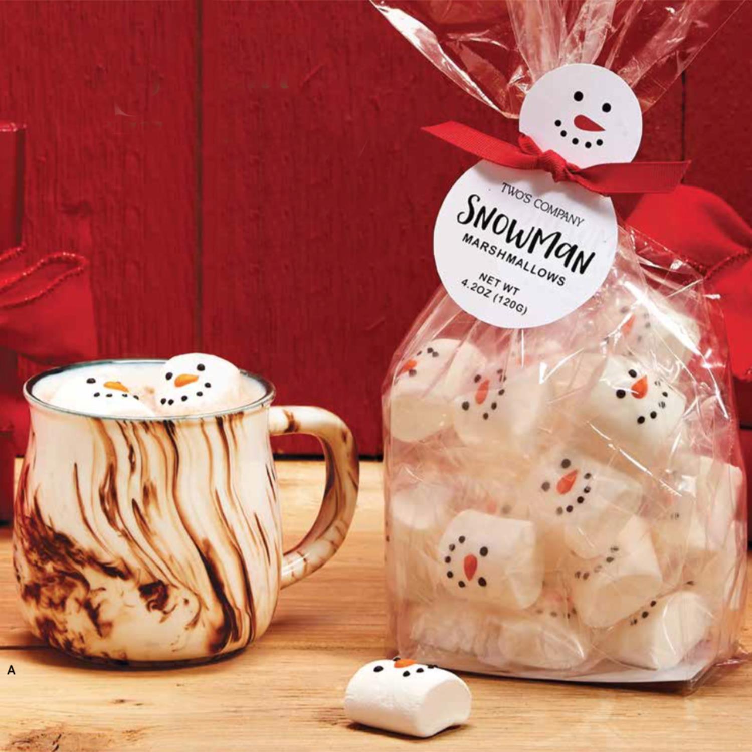 SNOWMAN MARSHMALLOW CANDY