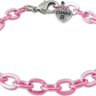 Pink Chain Link Bracelet