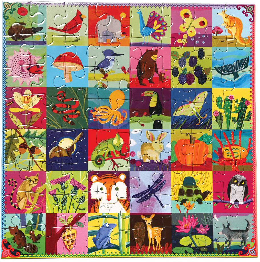 Portraits of Nature 64 Piece Puzzle