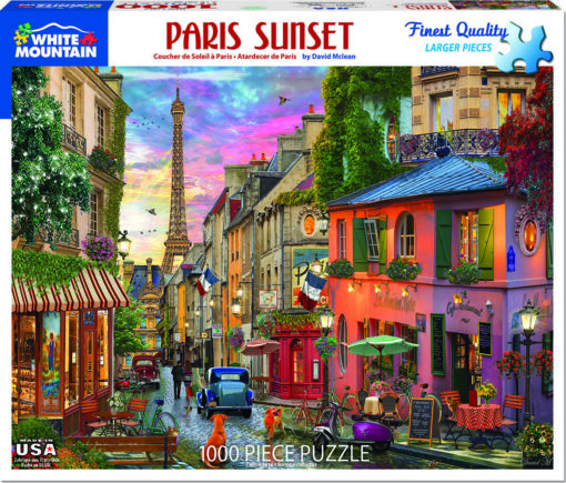 Paris Sunset - 1000 Piece - White Mountain Puzzles