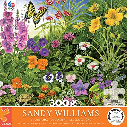 SANDY WILLIAMS FLOWERS-300PC OS
