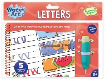 WATER ART BOOK: LETTERS