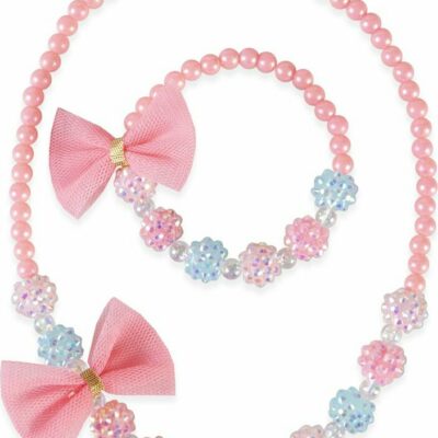 Think Pink Necklace & Bracelet Set