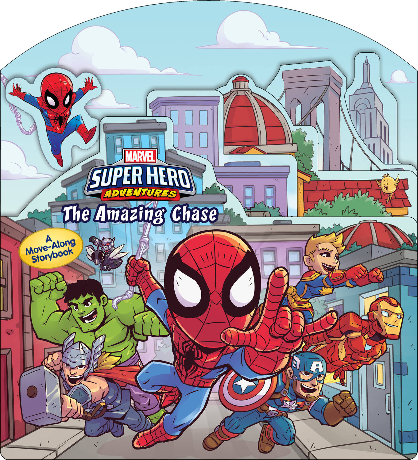 Marvel Super Hero Adventures The Amazing Chase: A Move-Along Storybook