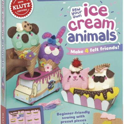 SEW YOUR OWN ICE CREAM ANIMALS