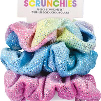 Shimmering Rainbow Scrunchie Set