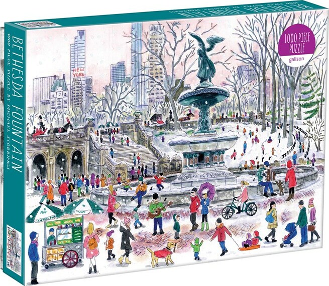 Michael Storrings Bethesda Fountain 1000 Piece Puzzle