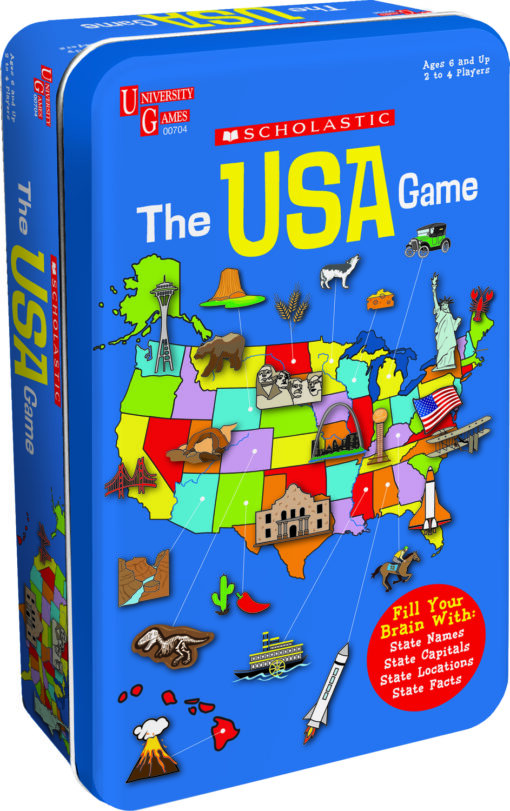 Scholastic The Usa Game Tin