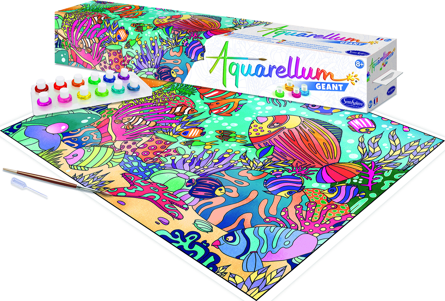 Aquarellum Poster - Coral Reefs