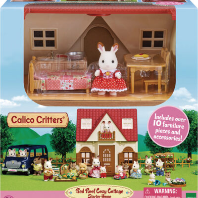 Calico Critters Red Roof Cozy Cottage Starter Home