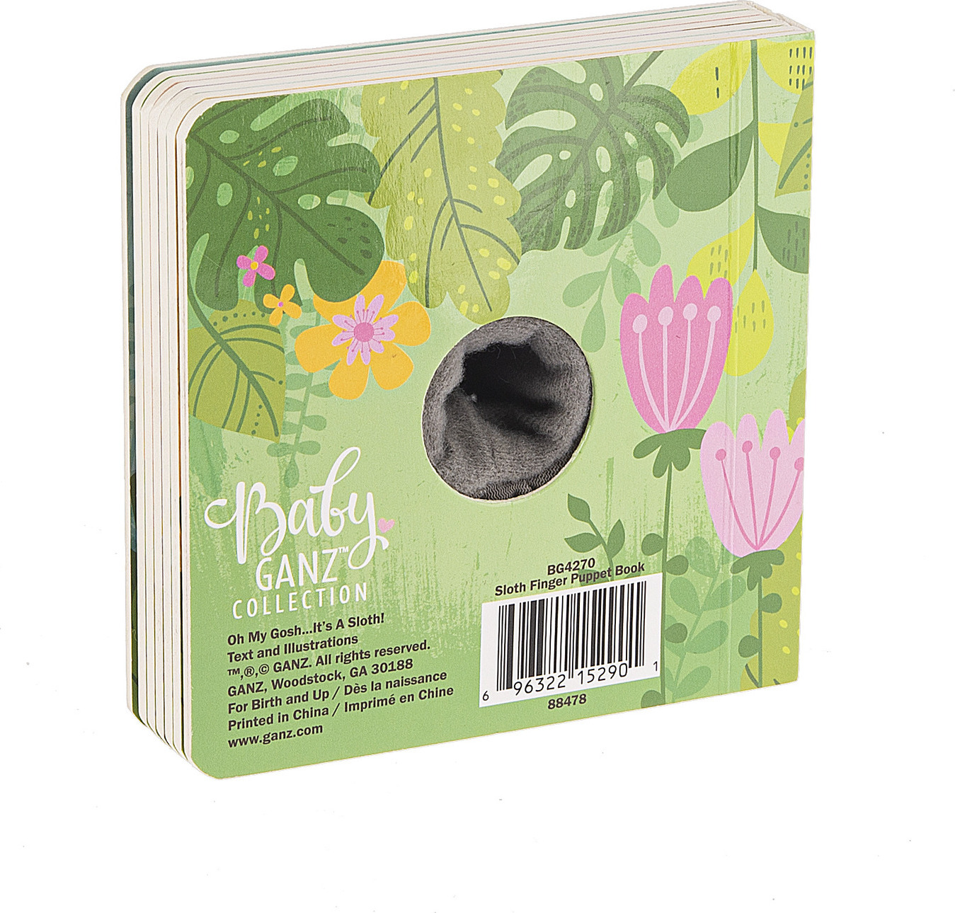 Sloth Finger Puppet Book