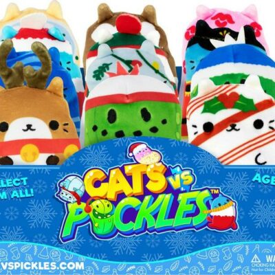 Cats vs Pickles Christmas Seasonal 4 inch Plush